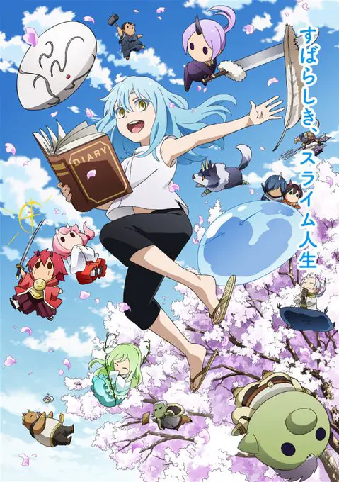 The Slime Diaries anime Key visual 