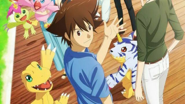 Taichi, Agumon and Gabumon from Digimon Adventure: Last Evolution Kizuna 